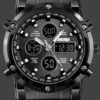 Skmei 1389 Luxury Digital Quartz Watch - Black