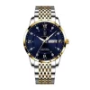 POEDAGAR 836 Luxury Men's Watch - Golden-Blue